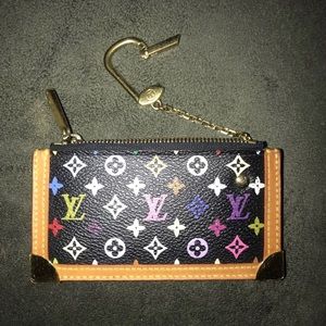 Louis Vuitton Multicolor Pochette Cles Coin Cas